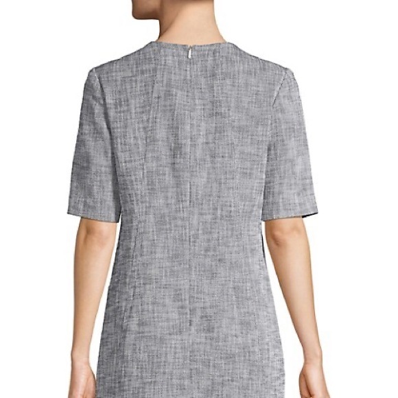 ❤️❤️Trina Turk Paradiso Crosshatch Short-Sleeve Sheath Dress size 10❤️❤️ - Picture 8 of 12